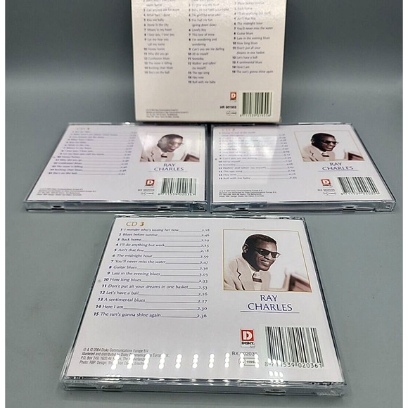 Ray Charles This is Gold 3-CD Box Set 2004 45 Songs Classic Blues R&B Music - Picture 6 of 11
